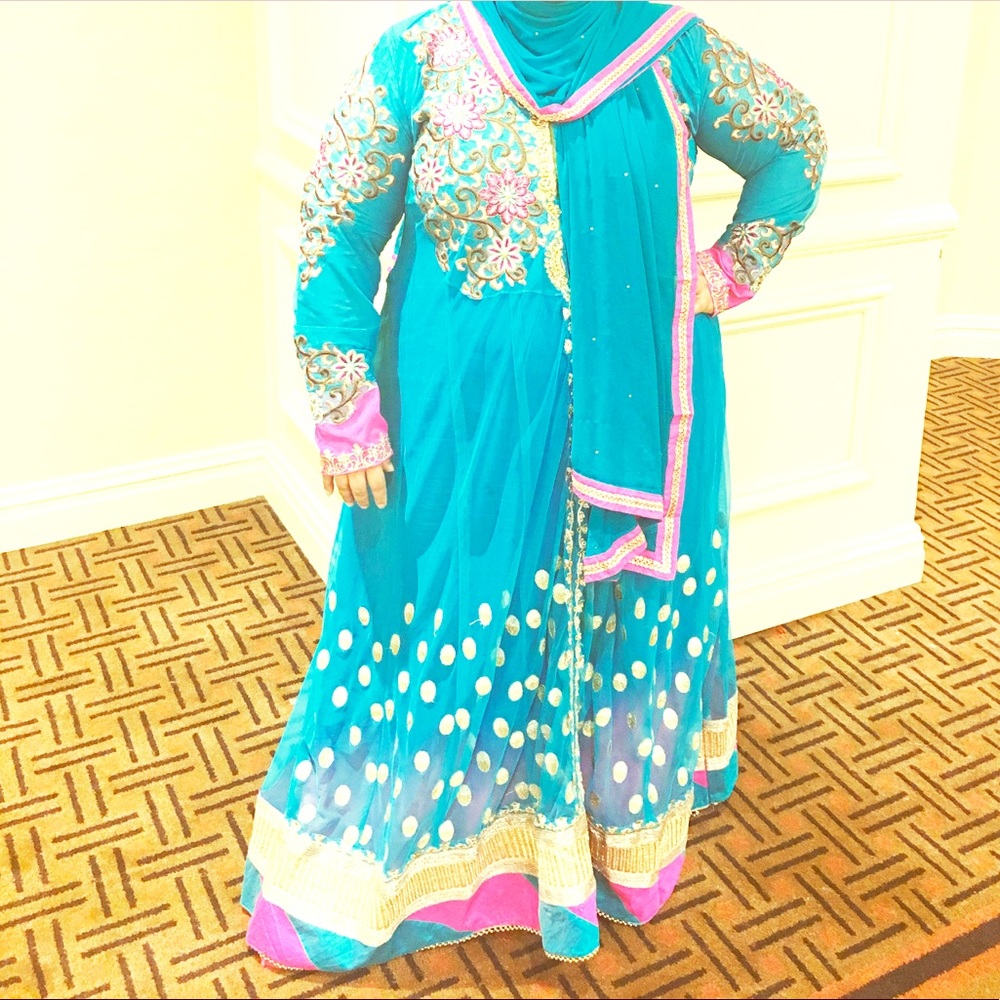 Long anarkali -shalwar Kameez